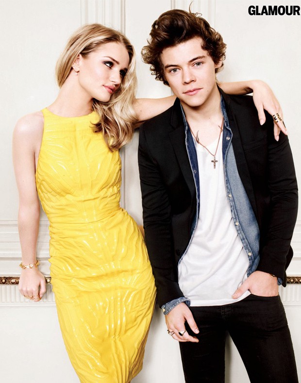 Rosie Huntington-Whiteley e Harry Styles (Foto: Reprodução) Rosie Huntington-Whiteley e Harry Styles (Foto: Reprodução)