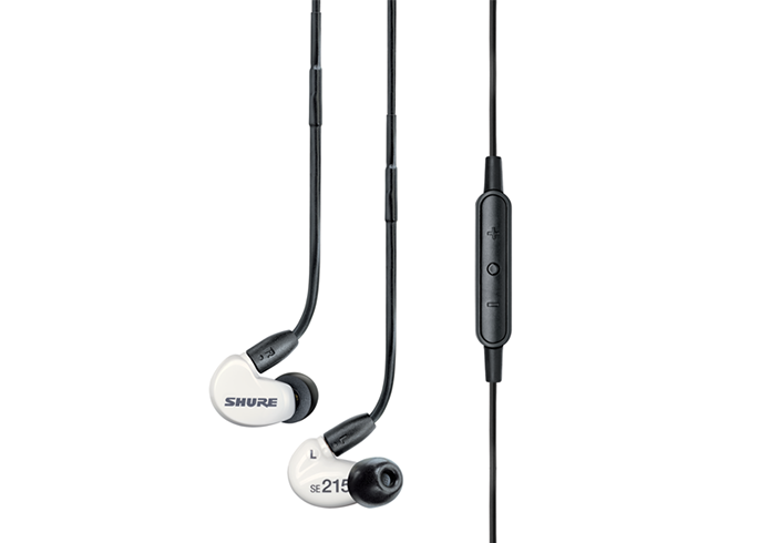 Fones contam com controles nos cabos para atendimento de chamadas e controle de reprodução de áudio (Foto: Divulgação/Shure)