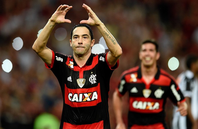 Chicão gol Flamengo x Atlético-MG (Foto: Getty Images)