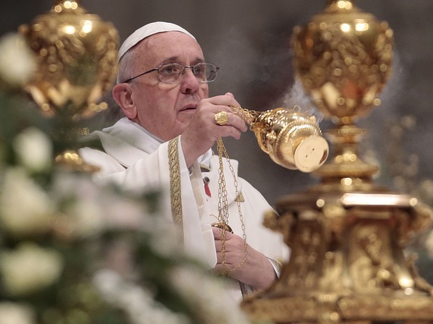 Vaticano Papa Francisco Natal missa (Foto: Tony Gentile/Reuters)