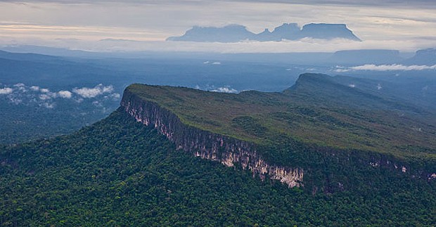 A geografia montanhosa da Venezuela possibilitou a existência de uma cachoeira tão grande (Foto: Reprodução/Dima Moiseenko)