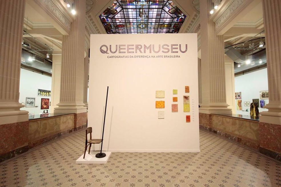 Entrada da exposição Queermuseu (Foto: Marcelo Liotti Junio/Divulgação)