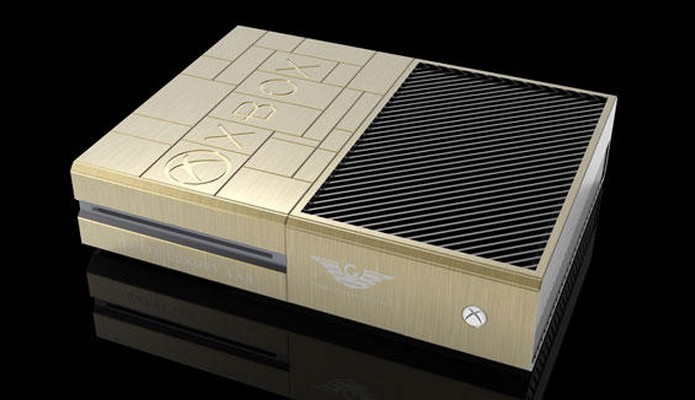 Xbox One de ouro, feito pela joalheria italiana Gatti (Foto: Divulgação)