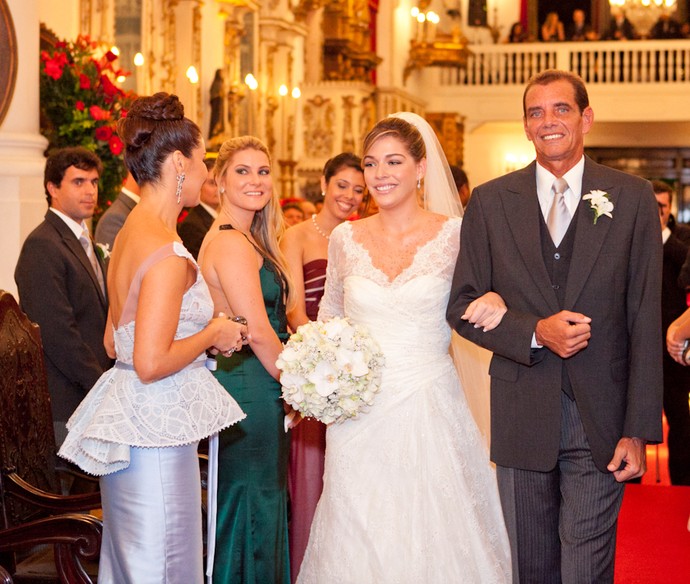 Giovanna Antonelli no casamento de Luma Costa (Foto: Arquivo pessoal)