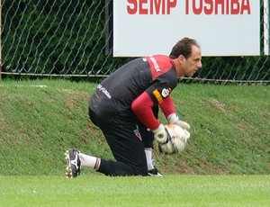 Rogério Ceni treino São Paulo (Foto: Site Oficial / saopaulofc.net)