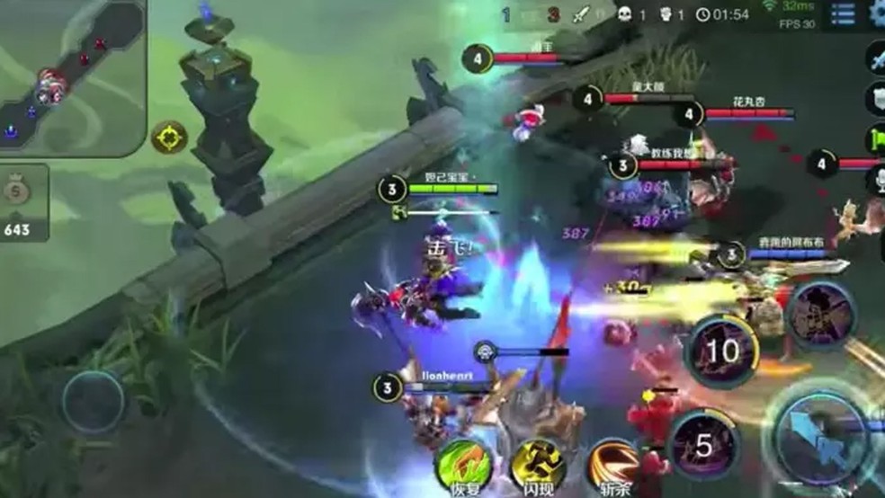 'Honor Kings' é um game de celular que virou fenômeno na China  (Foto: Reprodução)