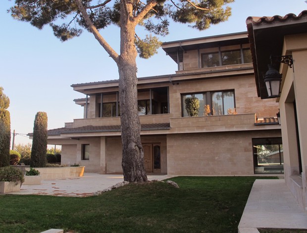 Antiga casa de Ronaldinho em Barcelona (Foto: Carlos Mota / Globoesporte.com)