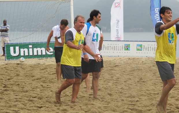 Zico Futebol de areia (Foto: Janir Junior / Globoesporte.com)