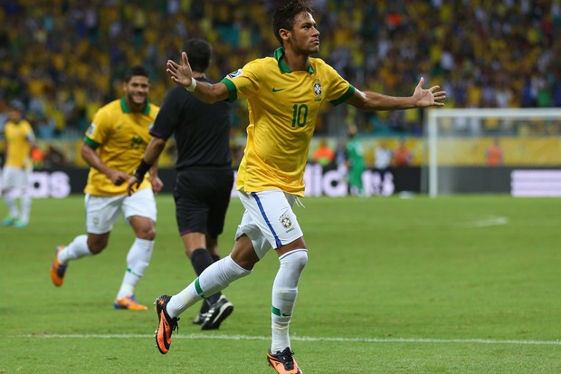 Neymar já marcou três gols na Copa das Confederações (Foto: Getty Images)