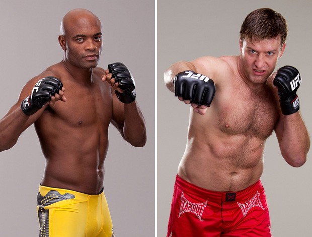 Anderson Silva x Stephan Bonnar UFC MMA (Foto: Montagem sobre foto da Getty Images)