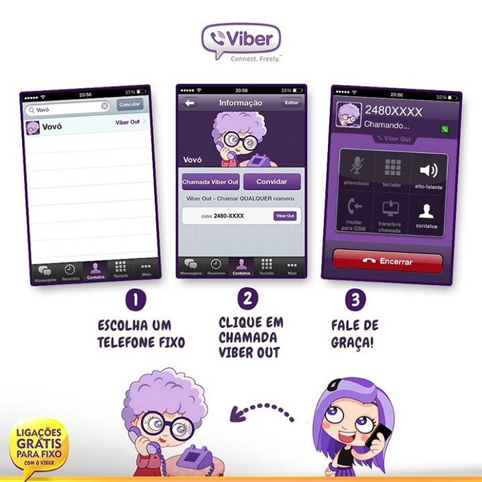 Viber anunciou promoção no Facebook (Foto: Divulgação/Viber)
