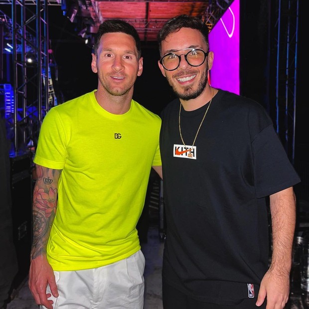 Lionel Messi e Fer Palacio (Foto: Reprodução/Instagram) Lionel Messi e Fer Palacio (Foto: Reprodução/Instagram)