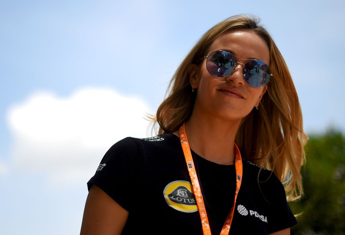 Carmen Jordá, da Fórmula 1 (Foto: Lars Baron / Getty Images Sport)