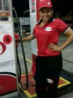 Olívia Tauane Dias, de 25 anos, levou pelo menos sete tiros (Foto: Reprodução)
