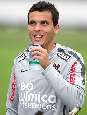 Ramon no treino do Corinthians ramon corinthians (Foto: Ag. Estado)