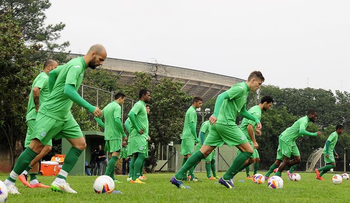 Guarani treino CT (Foto: Rodrigo Villalba / Memory Press)