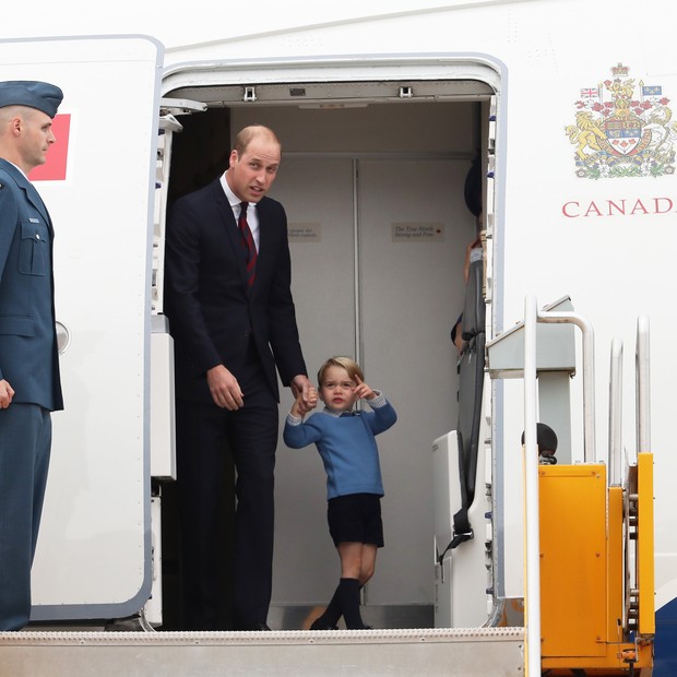 Príncipe William e o filho, Príncipe George (Foto: Getty Images)