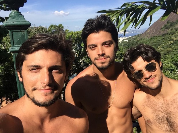 Bruno Gissoni, Rodrigo Simas e Felipe Simas (Foto: Reprodução/Instagram)