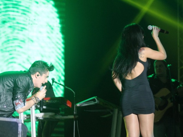 Luan Santana em show em São Paulo (Foto: Thiago Duran/ Ag. News)