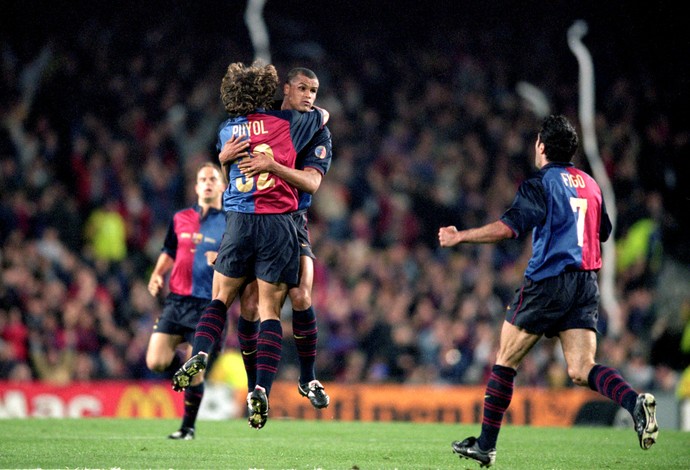Rivaldo Barcelona Chelsea 2000 (Foto: Getty Images)