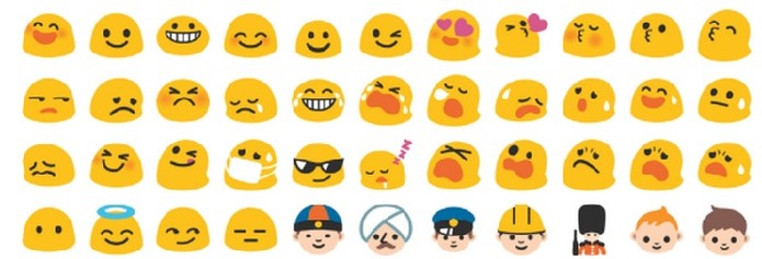 Lista de Emoji do Google tem alterações entre o Android Kit Kat e Lollipop (Foto: Reprodução/Emojipedia)