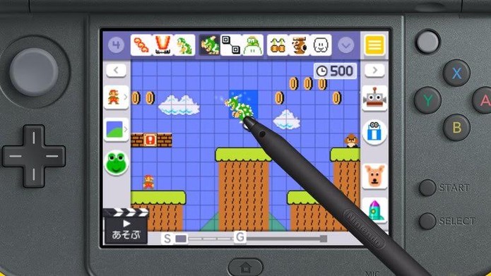 Super Mario Maker 3DS (Foto: Reprodução/Felipe Vinha) Super Mario Maker 3DS (Foto: Reprodução/Felipe Vinha)