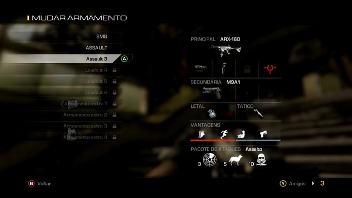 Captura de Tela 2014-05-26 às 12.06.31Call of Duty Ghosts: como criar e editar classes no game (Foto: Reprodução/Murilo Molina)