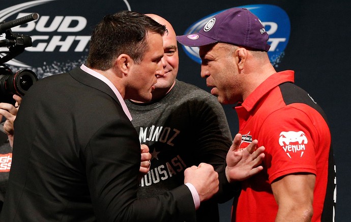 Chael Sonnen x Wanderlei Silva UFC175 (Foto: Getty Images )