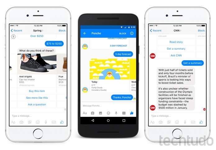 Nova Plataforma do Messenger vai permitir bots, robôs que respondem suas perguntas (Foto: Divulgação/Facebook)