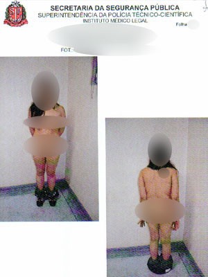 Presas alegaram que pediram para não serem fotografadas sem roupas (Foto: Reprodução / SPTC)
