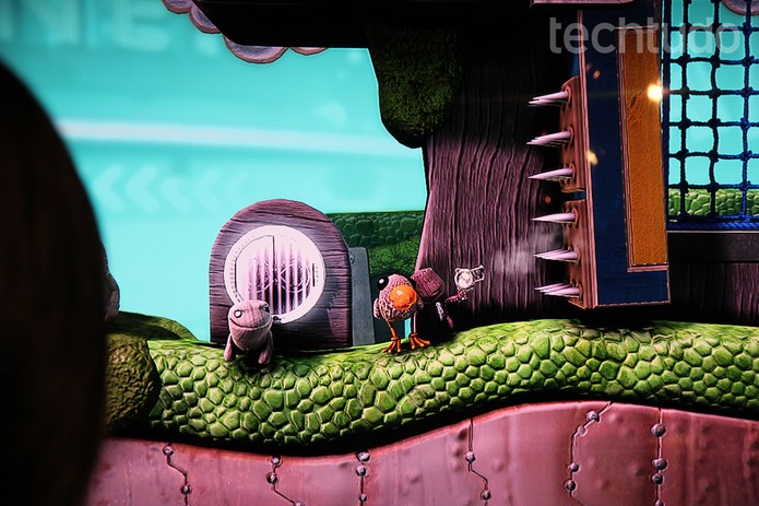 Little Big Planet 3 tem a mesma proposta mas totalmente revisitada (Foto: Isadora Díaz/ TechTudo) Little Big Planet 3 tem a mesma proposta mas totalmente revisitada (Foto: Isadora Díaz/ TechTudo)