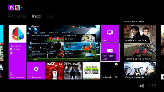 Xbox One: aprenda a gerenciar o conteúdo do seu HD (Foto: Reprodução/Murilo Molina)