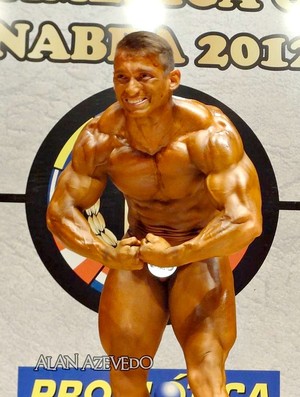 Rodrigo da Silva Bizerril fisiculturista amazonense campeão júnior sul-americano (Foto: Divulgação)