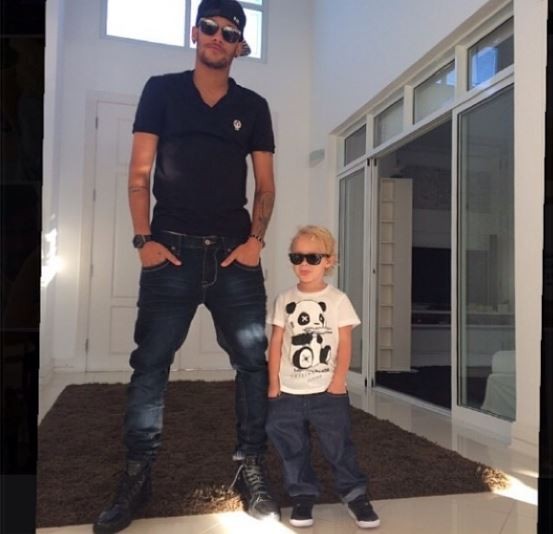 Neymar e o filho (Foto: Instagram/Reprodução)