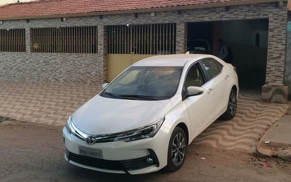 Carro comprado por um dos líderes do grupo cerca de dois meses antes do início da operação (Foto: Polícia Civil/Divulgação)