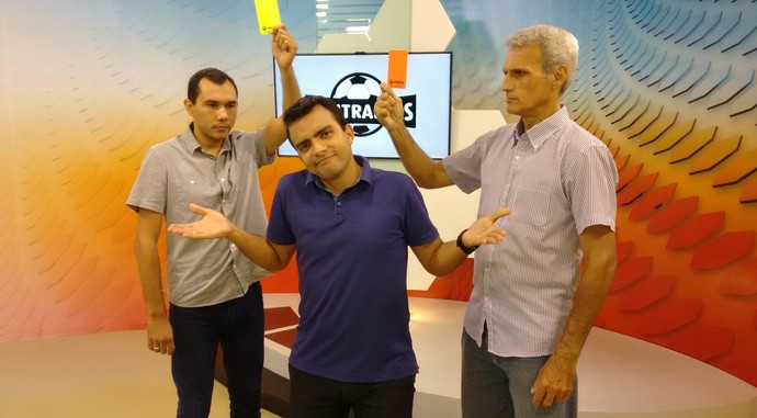 Central MS, Hélder Rafael, Átilla Eugênio e Leomar Ferreira (Foto: Divulgação/TV Morena)