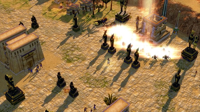 Os gráficos e os efeitos das animações de Age of Mythology: Extended Edition receberam um enorme incremento (Foto: Divulgação/Microsoft Studios)