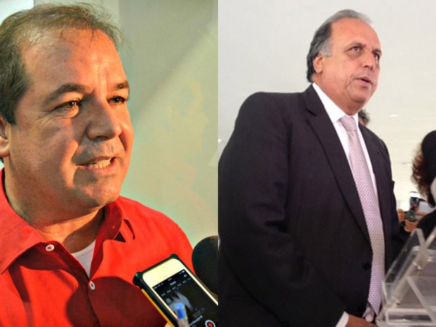 O governador do Acre, Tião Viana e o o governador do Rio, Luiz Fernando Pezão (Foto: G1)