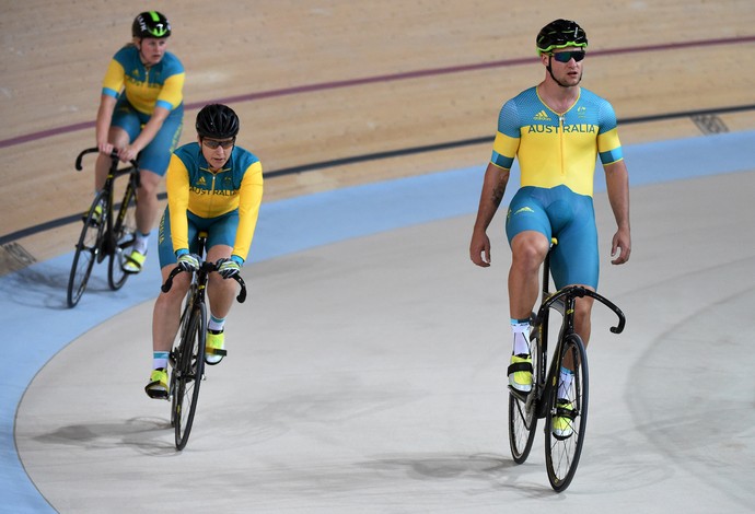 seleção austrália; ciclismo; treino; rio 2016 (Foto: André Durão)
