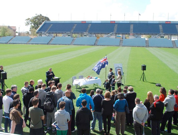 australiano Cássio (Foto: Divulgação / Adelaide United)