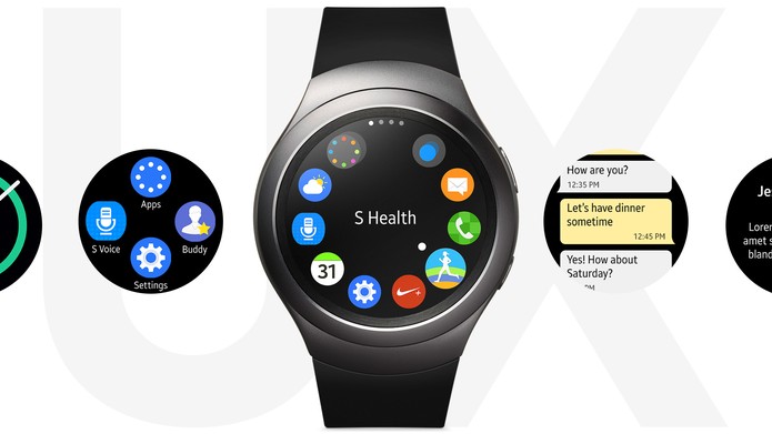 Gear S2 vem com sistema Tizen compatível com Android 4.4 ou superior (Foto: Reprodução/Samsung)