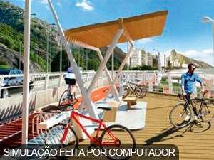 Mirante será ponto de descanso para ciclistas (Foto: Foto: Prefeitura do Rio/Divulgação)