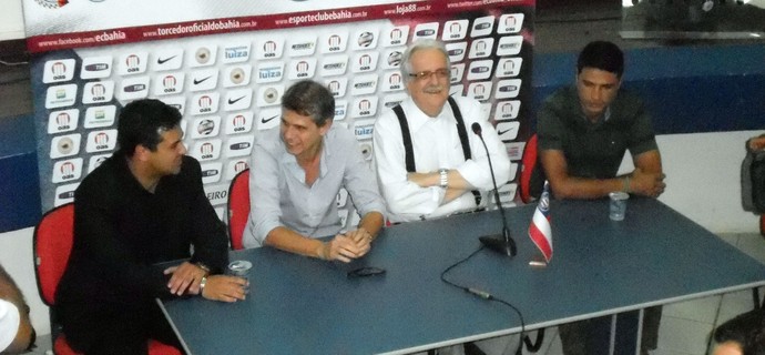 Marquinhos Santos, Sidônio Palmeira, Fernando Schmidt e William Machado; Bahia (Foto: Raphael Carneiro) Marquinhos Santos, Sidônio Palmeira, Fernando Schmidt e William Machado; Bahia (Foto: Raphael Carneiro)