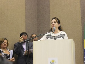 Ministra da agricultura Katia Abreu (Foto: Pedro Santiago/G1)