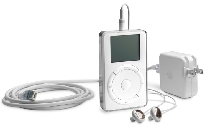 Primeira geração do iPod classic lançado pela Apple em 2001  (Foto: Divulgação)