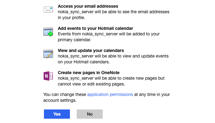 Permita que o site acesse a sua conta Microsoft (Foto: Reprodução/Helito Bijora)