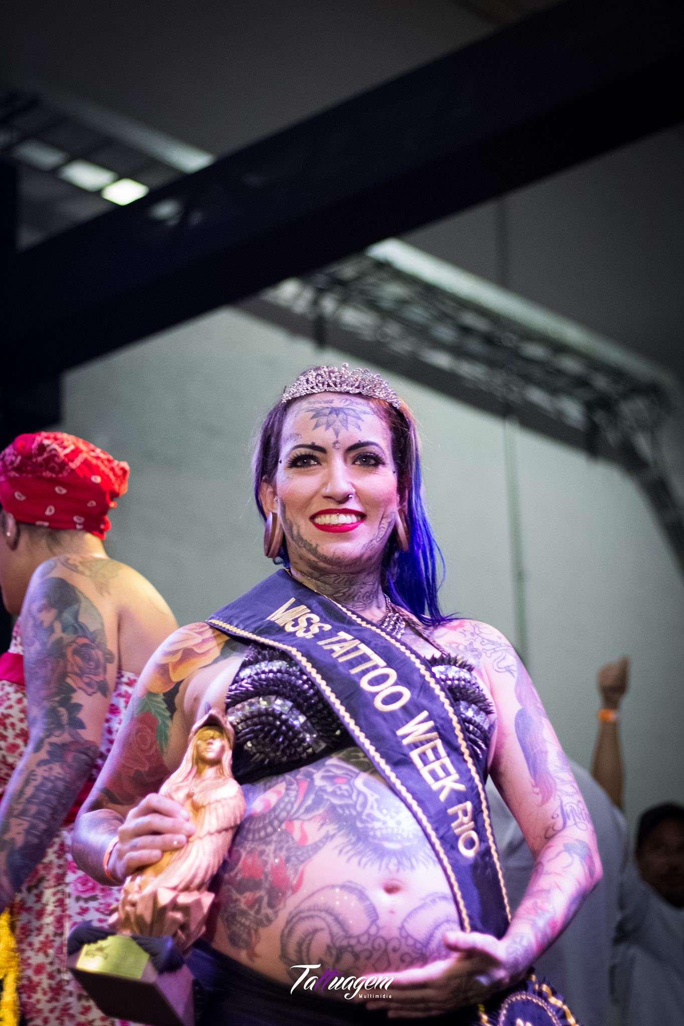 Camila D'Aiuto, a Miss Tattoo Week Rio 2017
