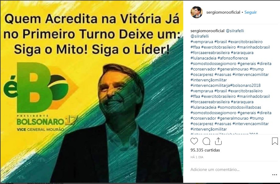 P Gina Criada Para Apoiar S Rgio Moro Agora Faz Campanha Para