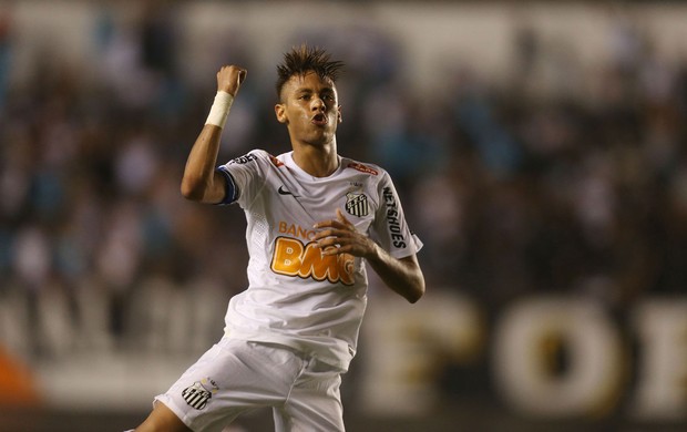 Neymar gol Santos (Foto: Alex Silva / Ag. Estado)