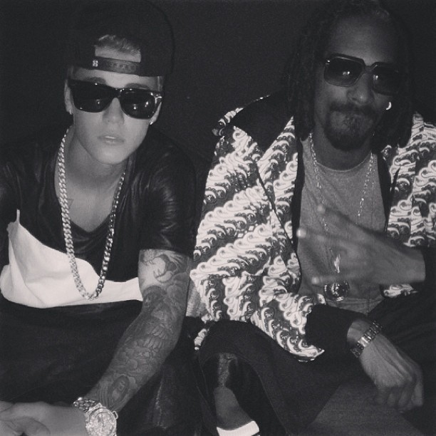 Justin Bieber e Snoop Dogg (Foto: Reprodução/ Instagram)